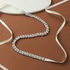 Ribbon Waistband Bling Rhinestone Waist Chain Sweet Pearl Waist Belt  Wedding
