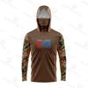 PELAGIC Ice Silk Sonnenschutz-Angel-Hoodie mit Nackenschutz – Leicht, Langarm für das Angeln mit Kunstködern im Freien