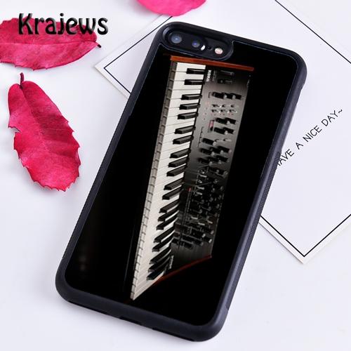 Krajews Vintage Synth Synthesizer Moog Phone Case For iPhone 17 Air 16 15 14 Plus 11 12 13 Pro Max Cover Coque