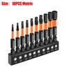 20/10PCS Magnetic Allen Wrench Drill Bit Long Impact Hex Head Screwdriver Bit Set 1/4 Inch Torx Hex-Shank Driver Bits Set