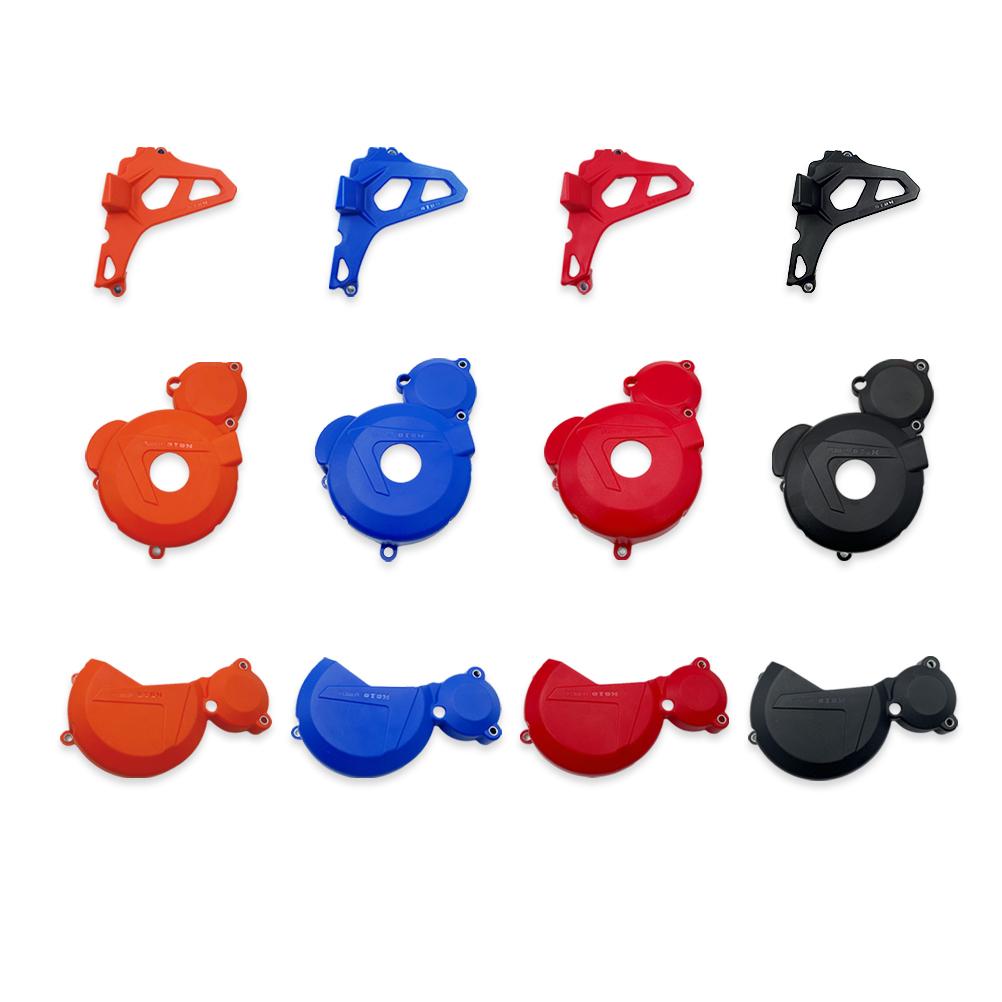 For ZONGSHEN CBS300 NB300 Motorcycle Ignition Cover Drive Sprocket Cover Clutch Cover Plastic Engine Protector Cover
