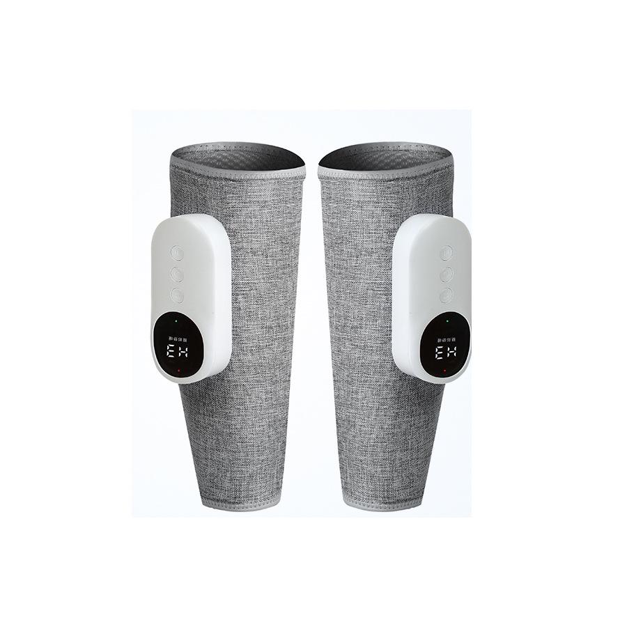 Rechargeable Airbag Massage Leg Wraps with Heating and Multi-Level Temperature Control.