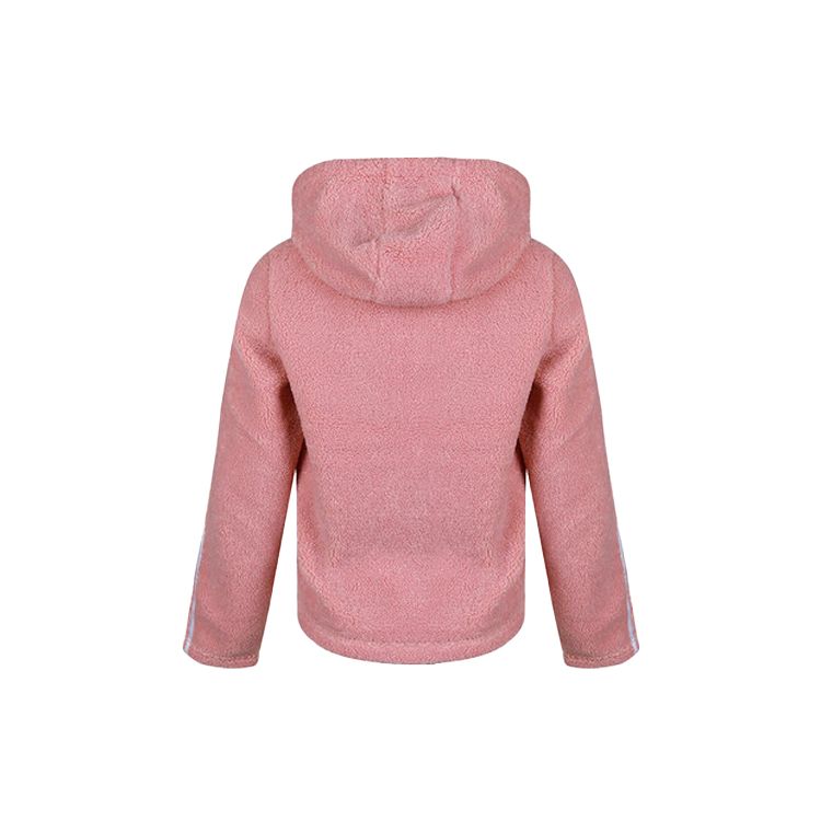 Adidas Sportovní bunda s kapucí pro zimní teplo Dámské svrchní oblečení Růžová GJ8067