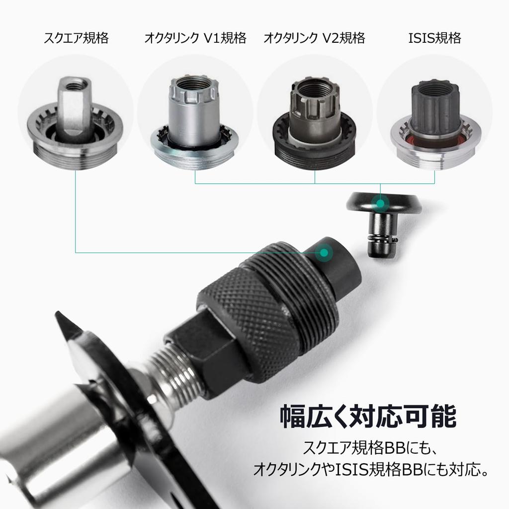 CYCLISTS Bicycle Crank and Bottom Bracket Removal Tool Set (CT-B03/CT-C03)