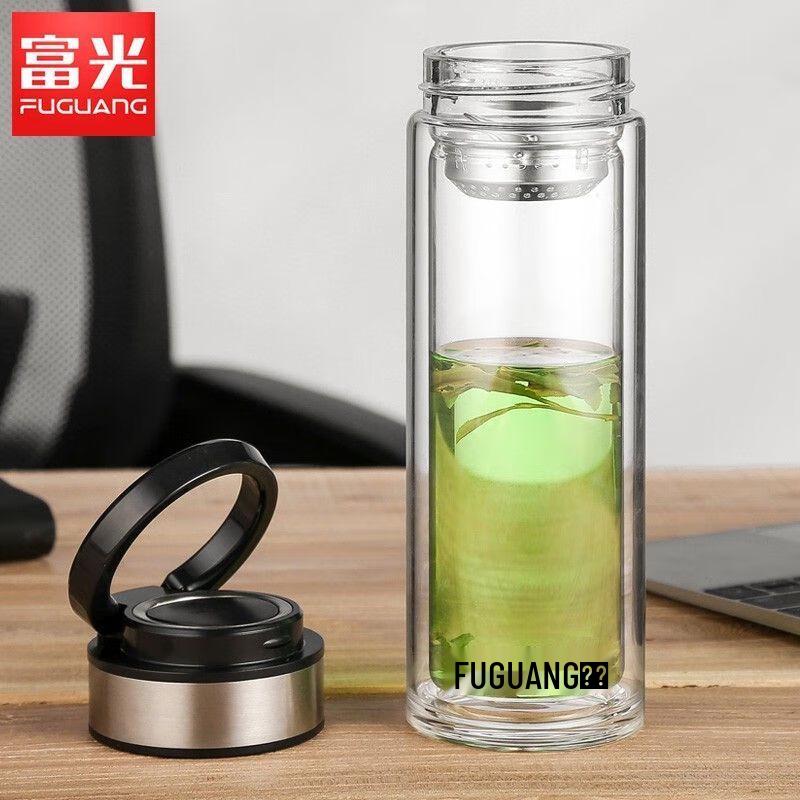 Fuguang 500ml Single-Layer Portable Glass Cup