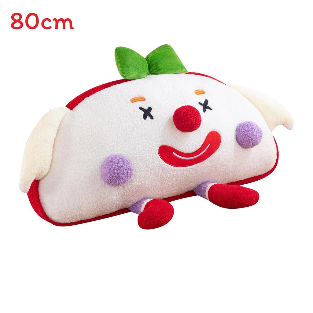 Creative Clown Plush Toy Pillow Large Bed Backrest Soft Cushion For Kids Bedroom Sleep Decor