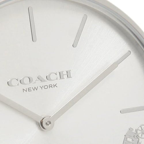 Coach PERRY 36mm Silver Watch for Men and Women (14503344)