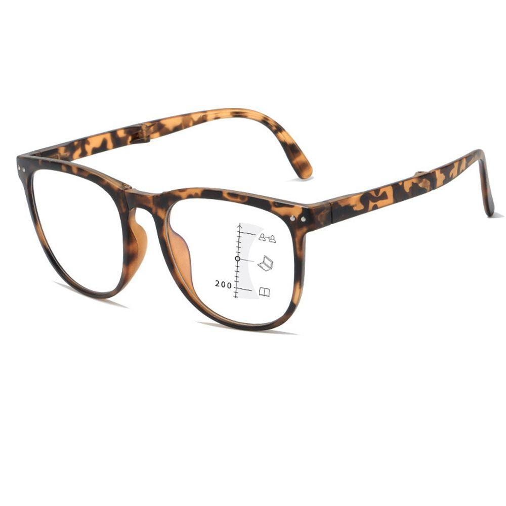 Folding Multifocal Progressive Reading Glasses Anti-Blue Light Lens Optical Glasses Men Women Computer Hyperopia Eyewear