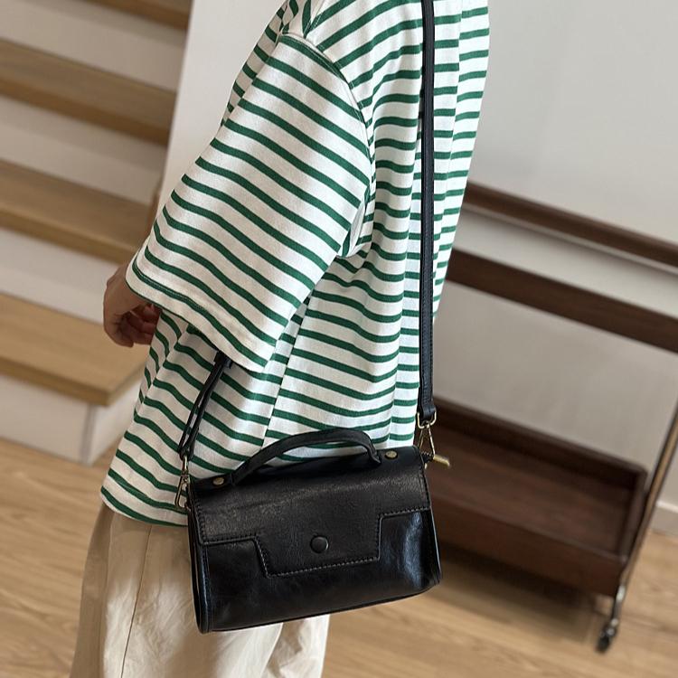 Johnature Ретро натуральная кожа маленькая сумка для женщин универсальные коровья кожа — фото 8