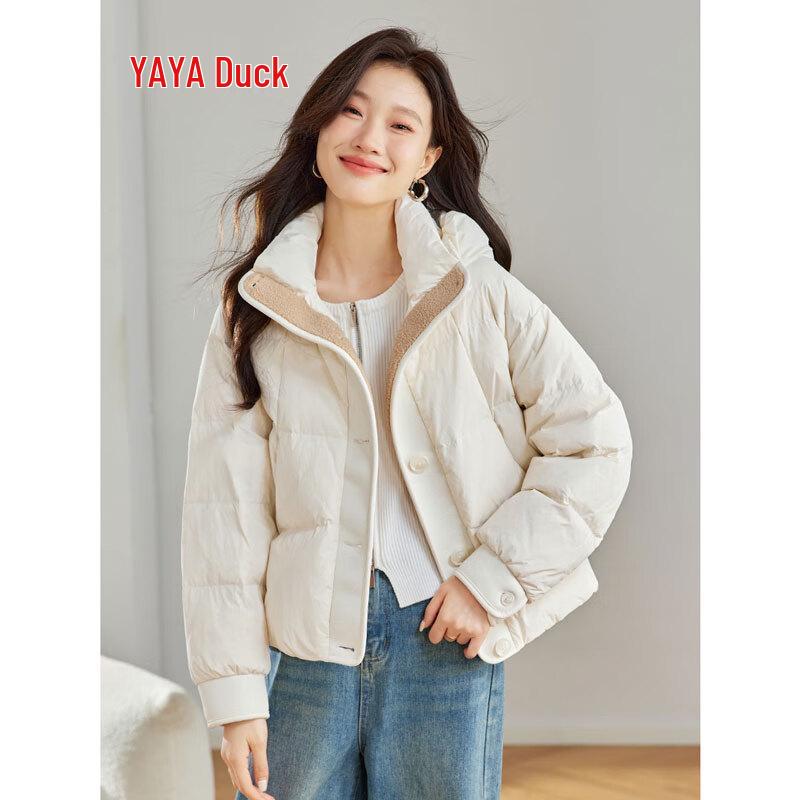 

YAYA Women s Short Hooded Down Jacket M