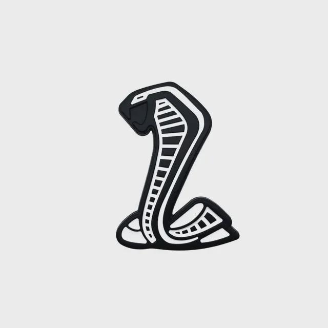 3D Cobra Styling Auto Metall Aufkleber Kühlergrill Abzeichen Kotflügel Seiten Emblem Heck Aufkleber Für Ford Mustang Shelby GT GT350 500 Cobra