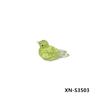 Handgefertigte Mini-Glasvogel-Figur Bunt Niedlich Kleines Tier-Ornament Innenbereich Zuhause Schreibtisch Feengarten Bonsai-Pflanzgefäß Dekorationszubehör