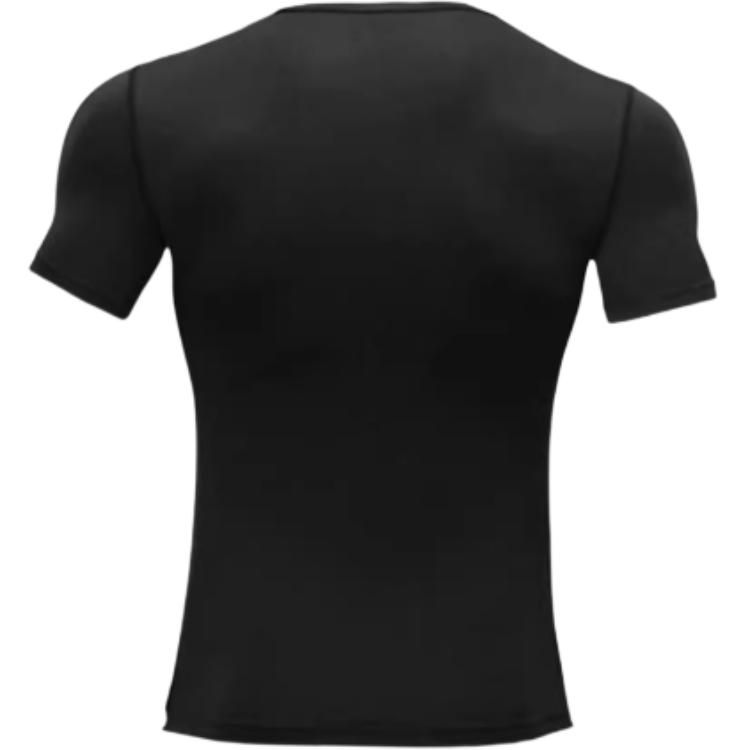 Li-Ning Comfortable Breathable Versatile Simple Solid Color Short Sleeve T-Shirt Men Tops Black AUDSB29-1