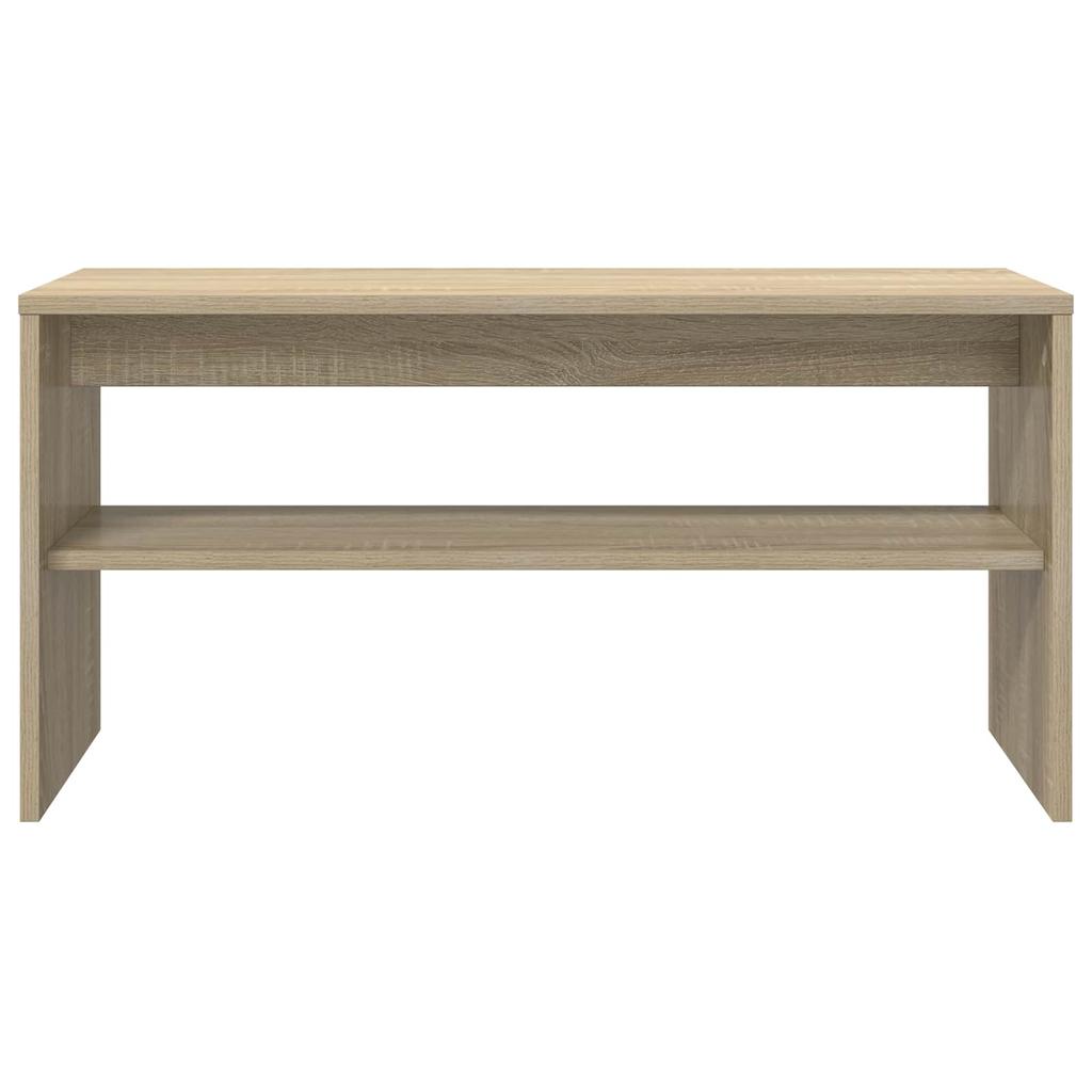 TV Cabinet In Sonoma Oak Finish 80 X 30 X 40 Cm Engineered Wood