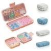 5/8 Grids Travel Pill Organizer Double Sealing Medicine Container Case Medicine Box Travel