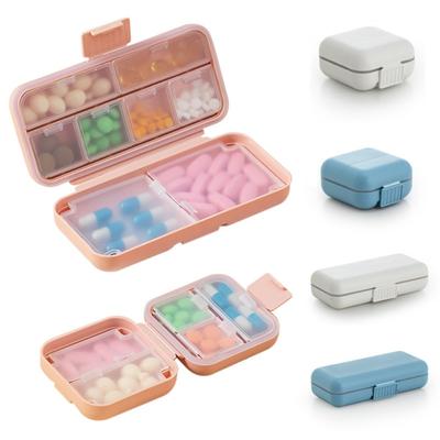 5/8 Grids Travel Pill Organizer Double Sealing Medicine Container Case Medicine Box  Travel
