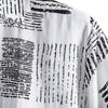 Short Sleeve Men Shirt Turn-down Collar Soft Print Loose Summer  Streerwear