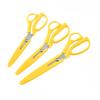 3Pcs Multi-size Stainless Steel Tailor's Scissors with Protective Cap Household Fabric Leather Cutter Sewing Special Scissors