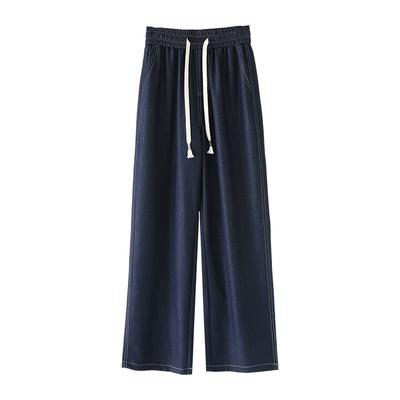 Jeans Women's High Waist Pants Summer Loose Thin Straight Pants Skinny Wide Leg Pants