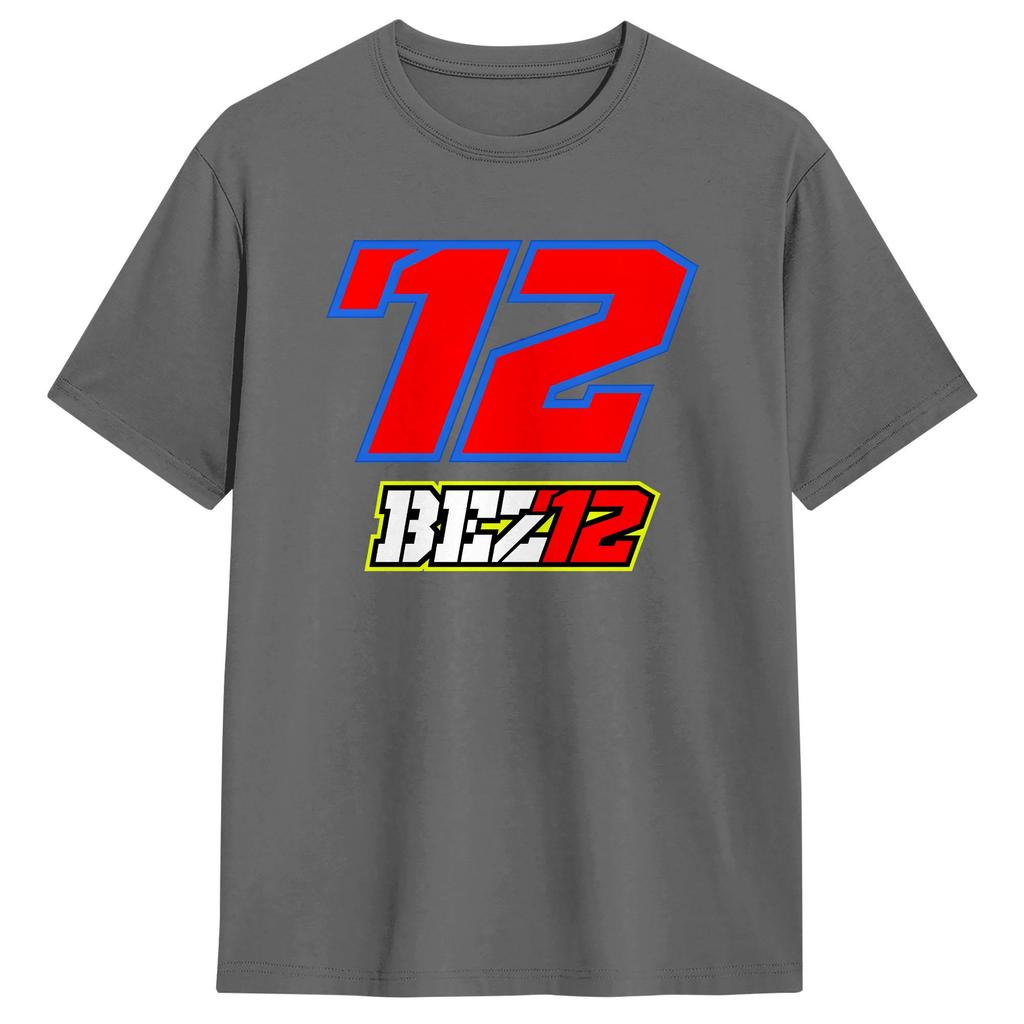 Marco Bezzecchi Unisexs T Shirts Cool Tees Short Sleeve Round Neck TShirt Cotton Plus Size Clothing