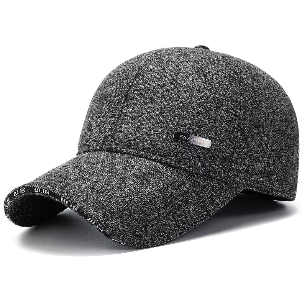 NORTHWOOD Winter Warm Baseball Caps for Men Ear Protection Cold Proof Cotton Dad Hat with Thick Velvet Baseball Hat