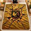 Flannel BlanketWolverhampton Wanderers Football Warm Soft Throw Blanket for Indoor Sofa Bed Living Room Use