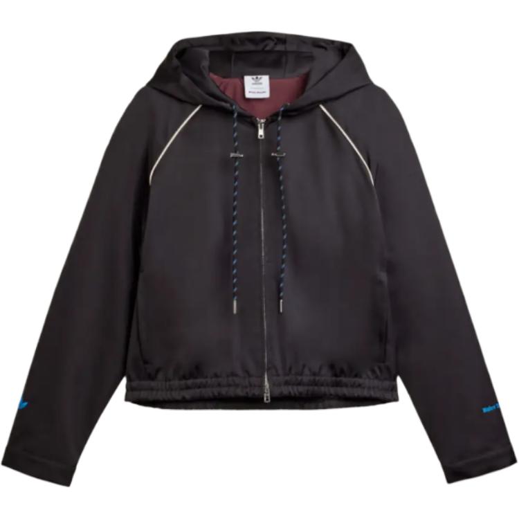 

Adidas Originals X Wales Bonner Satin Hooded Sports Jacket Women Jackets JW1110 S