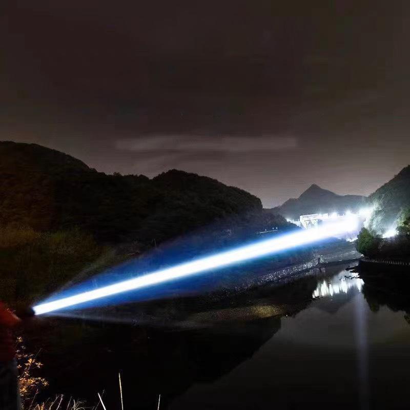 Super Bright Flashlight Portable Rechargeable LED Lamp Zoom Lantern Waterproof Outdoor Lights For Fishing