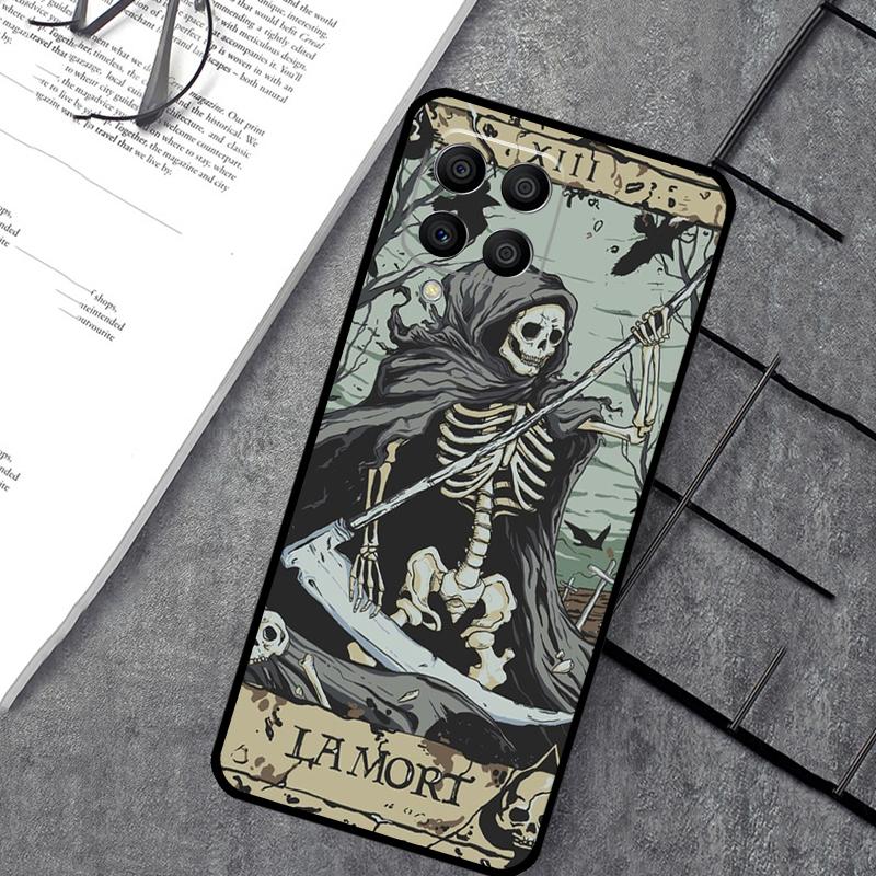 Horror Skull Gothic Case For Samsung Galaxy M55 M31 M13 M11 M12 M14 M15 M06 M16 M36 M56 M53 M32 M52 M35 M34 M54