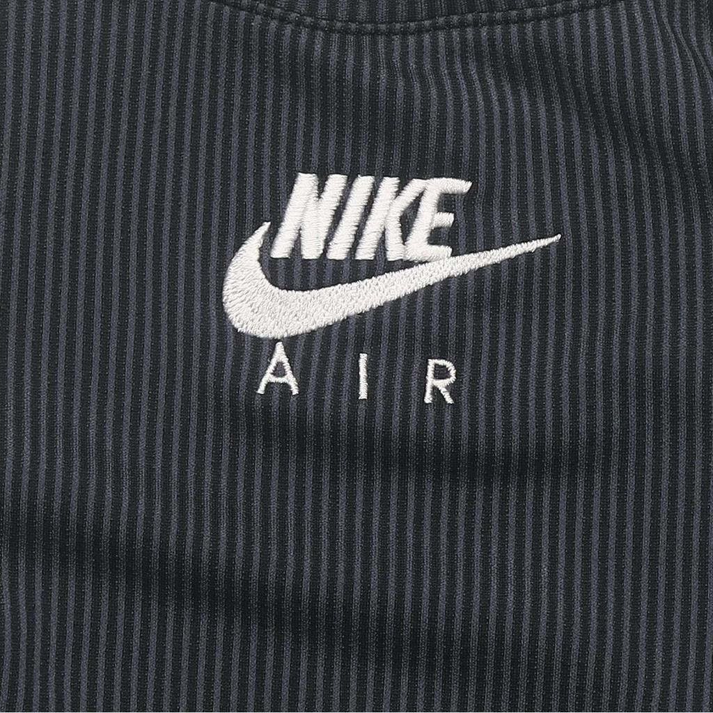 Nike Logo Embroidered Fitted Sports Tank Top Women Tops Black CZ9342-010