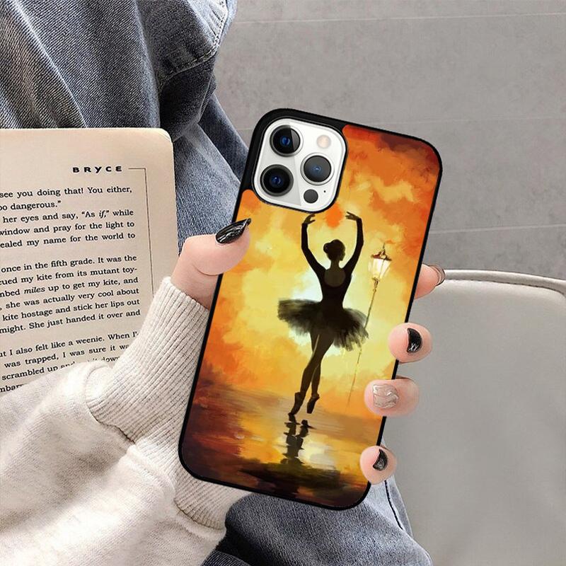 Ballet Ballerina Dancer Phone Case For iPhone 17 Air 16 15 14 plus 11 12 13 Pro  Max coque Cover Shell