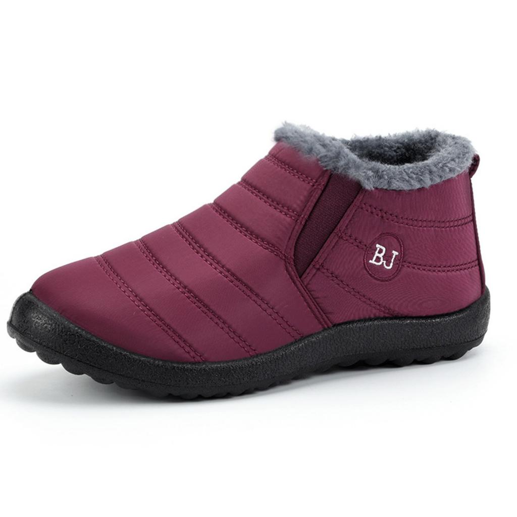 Women's Shoes, Plush, Casual Shoes, Cotton Boots, Unisex, Warm Shoes, Thick Soled Shoes, Waterproof Shoes, Cold Resistant Cotton Boots