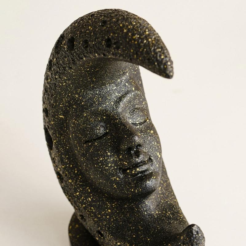 Resin Moon Statue Moon Goddess Sculptures Collectible Figurines Decorative Objects Table Ornament Office Home Decors