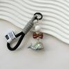 Acrylic Dolphin Bag Pendants Cartoon Woven Rope Pendant Fashion Whale Keychain  Toys