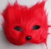Furry Fox Shape Face Mask Animal Cat Hair Halloween Cosplay Carnival Party Mask Masquerade Props Head Cover Sexy Imitation Toys