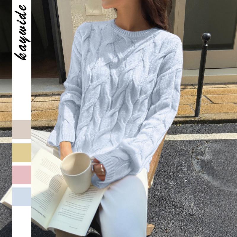 Casual Simple Long-sleeved Solid Color Vest Sweater Women's Clothing 2025 Autumn and Winter