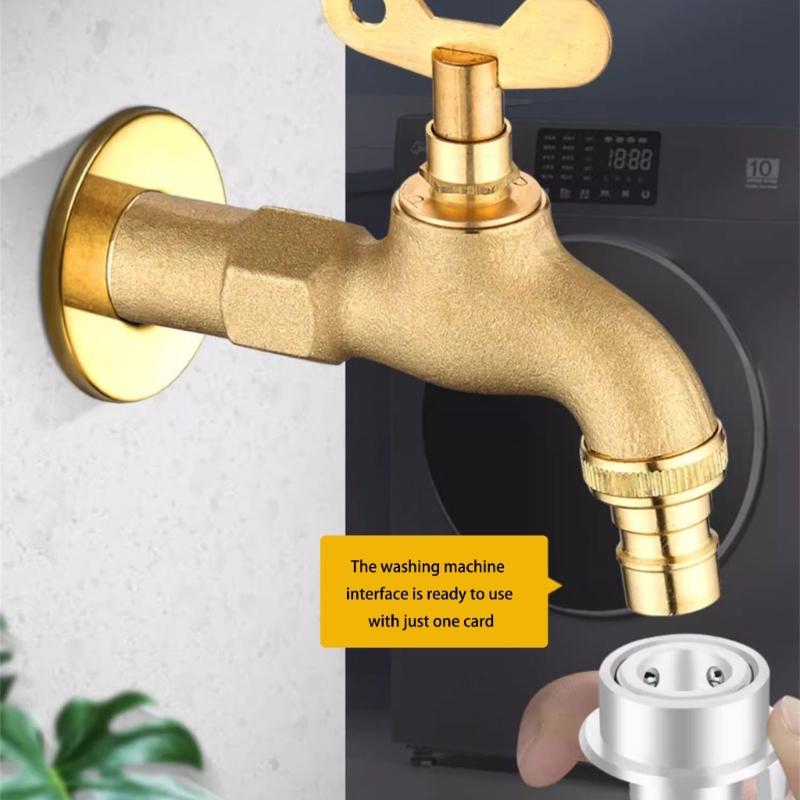 Heavy Gauges Lockable Ice Proof Water Spouts Outdoor Not -theft Sink Faucet for Residential Public Space Gardening