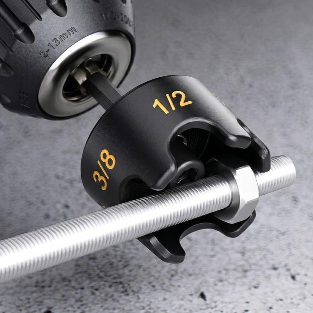 Impact Drill Compatible Bolt Extractor Tool Multipurpose Nuts Spinning Drill Kit For Threaded Rods