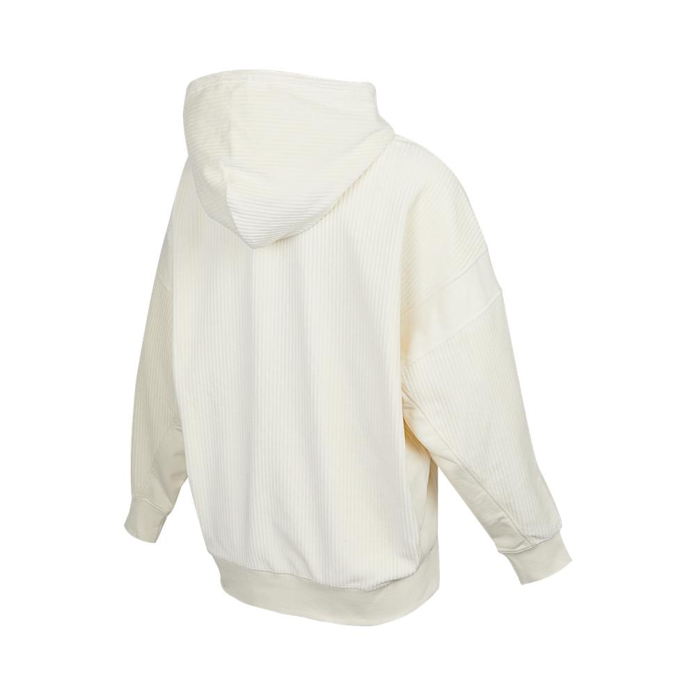 Vans Kangaroo Pocket Embroidered Logo Hoodie Women Tops White VN0A54LP3KS