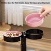 Adjustable Height Suction Cup Pet Bowl Neck Protection Anti-Leakage Double Dog Bowl Anti-tip Easy To Eat High Legged Bowl