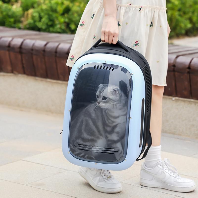 Cat Carrier Bags Breathable Outdoor Pet Carriers Small Dog Cat Backpack Travel Space Capsule Cage Pet Transport Bag For Cat