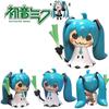In Stock Anime Hatsune Miku Q Pikachu Model Figure Green Onion Pvc Action Figures Collection Model Classic Toys Kids