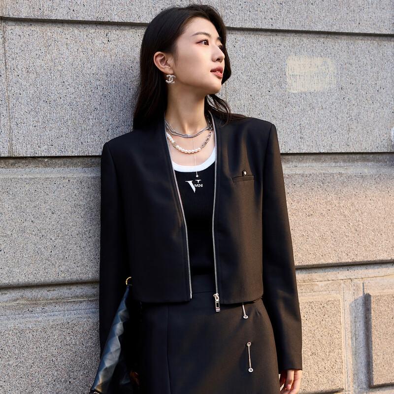 

Iveni Women s Elegant V-Neck Long Sleeve Cardigan Jacket M