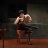 In Stock 19cm Attack On Titan Anime Figures Levi Ackerman Model Sitting Posture Model Toys Statue Gk Figurine Decoration Gifts