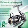 All-Metal Spinning Reel with Slanted Line Cup for Long-Cast Smooth Lure, Sea, and Rock Fishing.