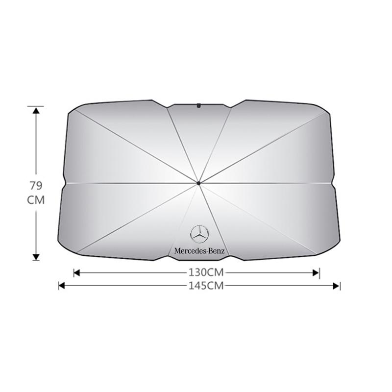 Car Sunshade Umbrella Car Front Window Sunshade Cover For Mercedes Benz B/C/E/S Class W203W204 W205W210W211W212W221 Accessories Ag1