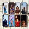 Cute Lola S-Singer Indigos Phone Case For Samsung Galaxy A73,A72,A71,A70,A53,A52,A51,Others Soft Black Cover