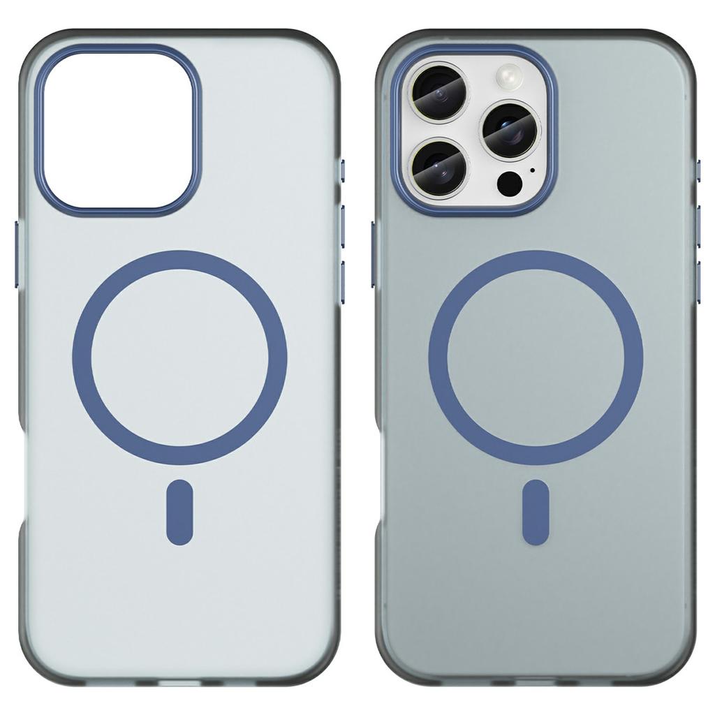 For iPhone 16 Pro Max Case Compatible with MagSafe TPU+PC Slim Matte Translucent Phone Cover