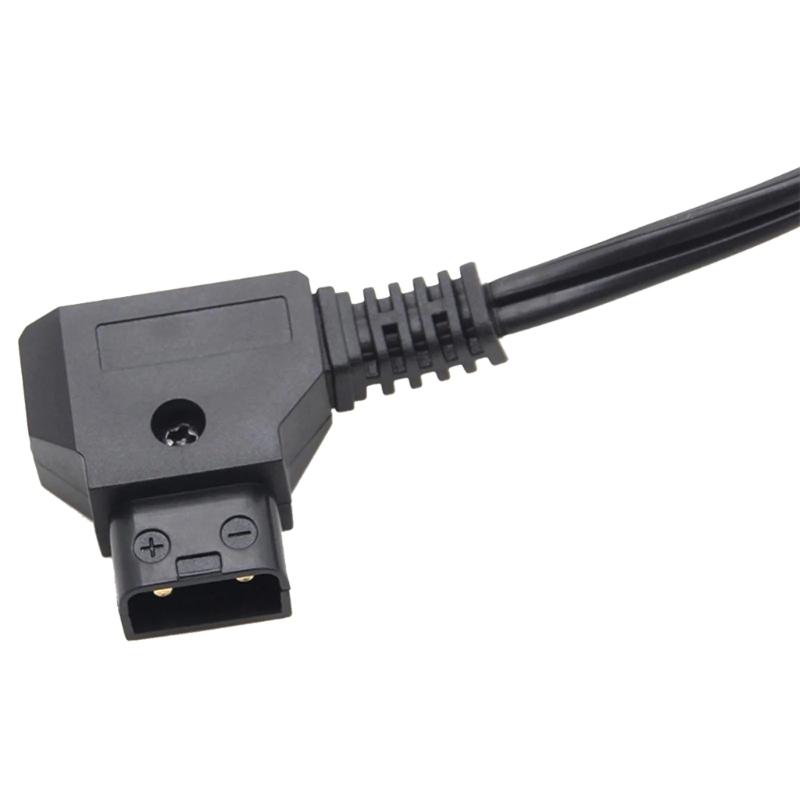 D-Tap Male Plug To One Point Four Female Distributor Battery Conversion Cable D-Tap Male To 4 Port Female Adapter