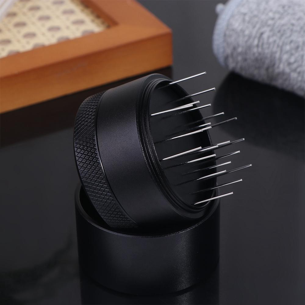 Bar Zuhause Café Kaffeeverteiler Kaffeenadelverteiler Kaffeetamper Werkzeuge Kaffee Rührstab